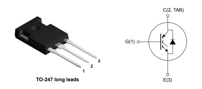 Application Circuit Diagram - STMicroelectronics STGWA30IH160DF2 1600V IH2 Series IGBT